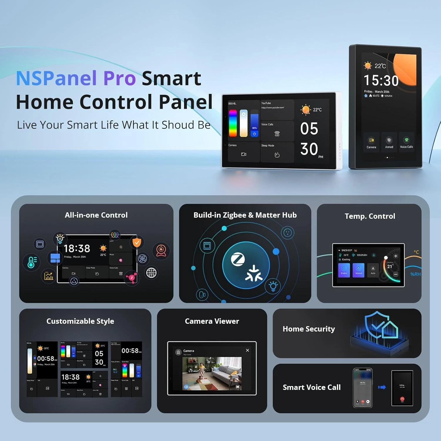 SONOFF NSPanel Pro Smart Home Control Panel – 120 Type - Image 3