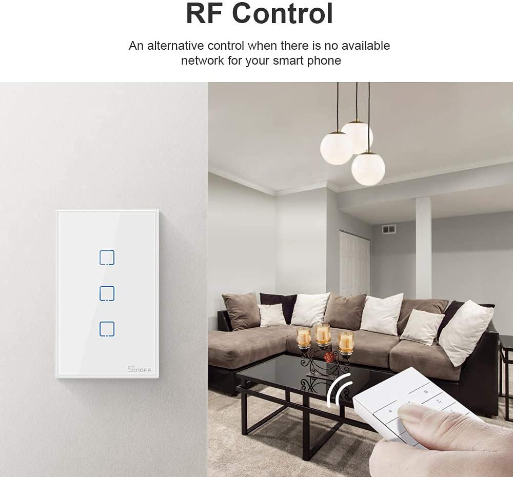 SONOFF TX T0 US 3C White Series WiFi Wall Switch - Image 4