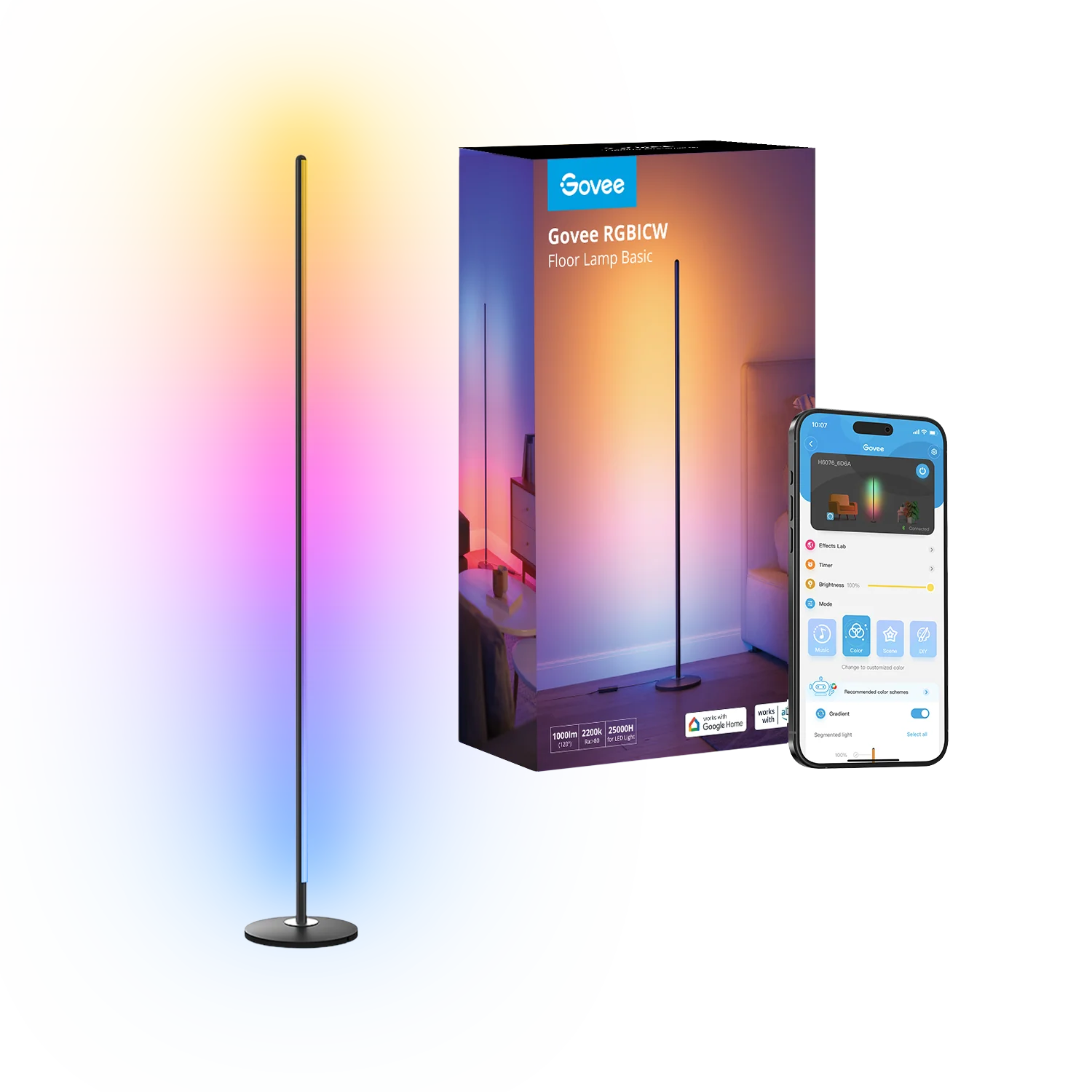 Govee RGBICW Smart Floor Lamp Basic
