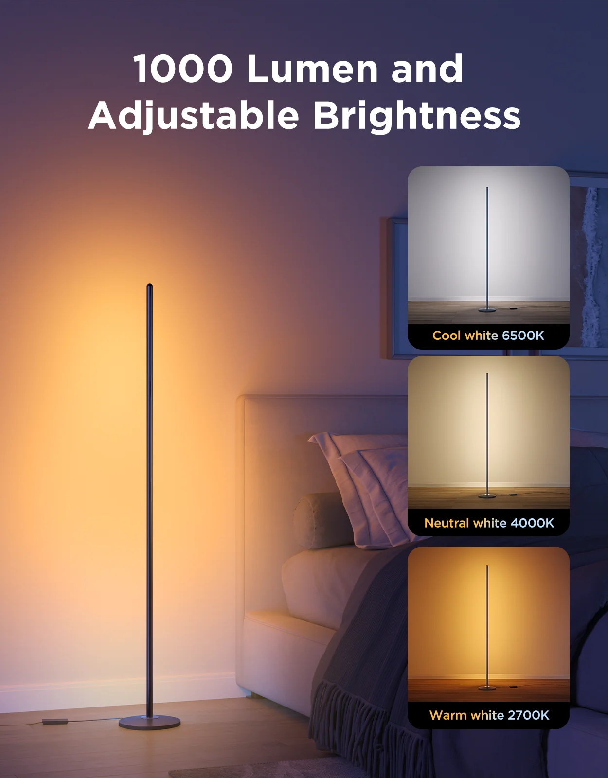 Govee RGBICW Smart Floor Lamp Basic - Image 7