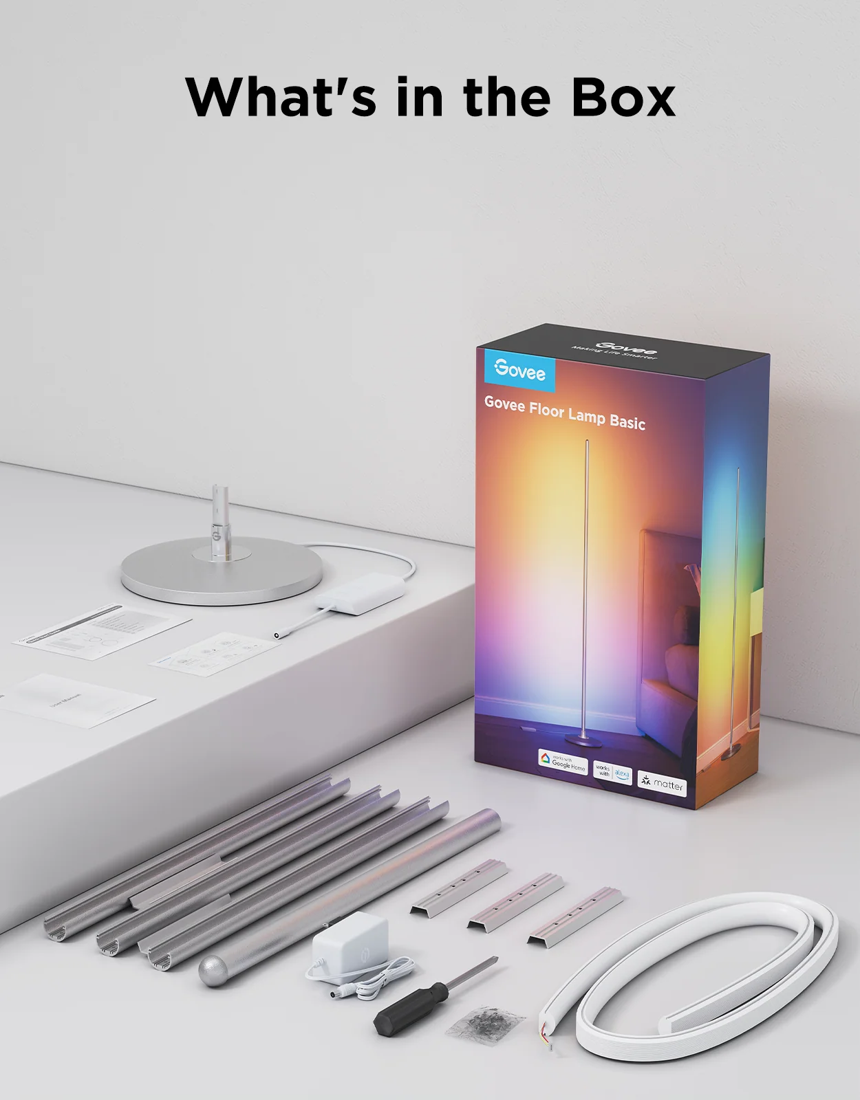 Govee RGBICW Smart Floor Lamp Basic - Image 9