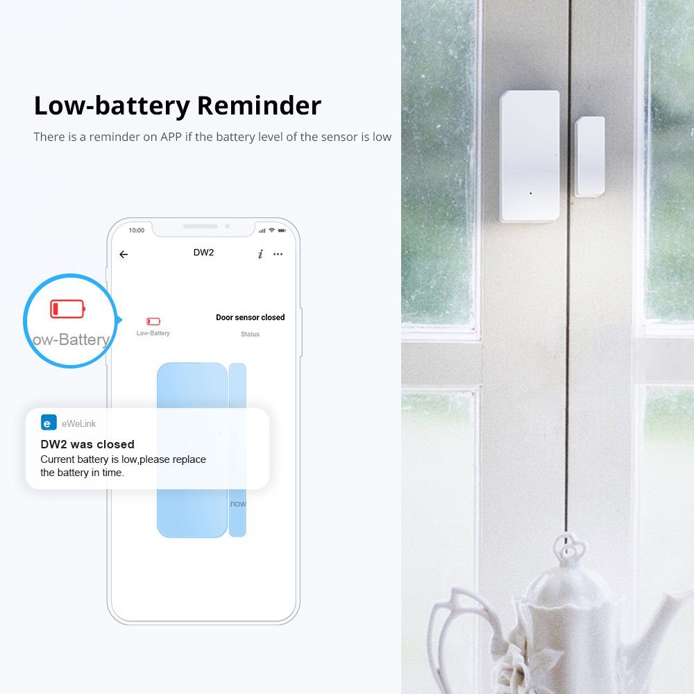 SONOFF DW2-Wi-Fi – Wireless Door/Window Sensor - Image 3