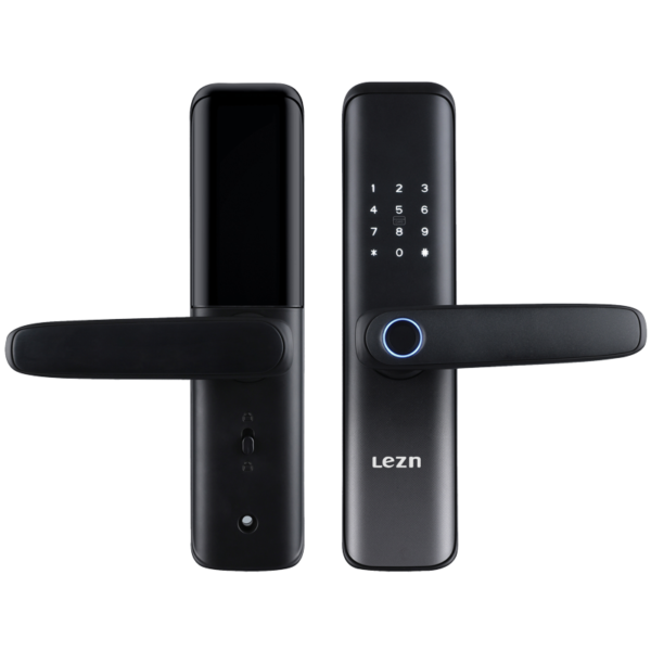 Lezn D01 Smart Door Lock With Fingerprint, Black