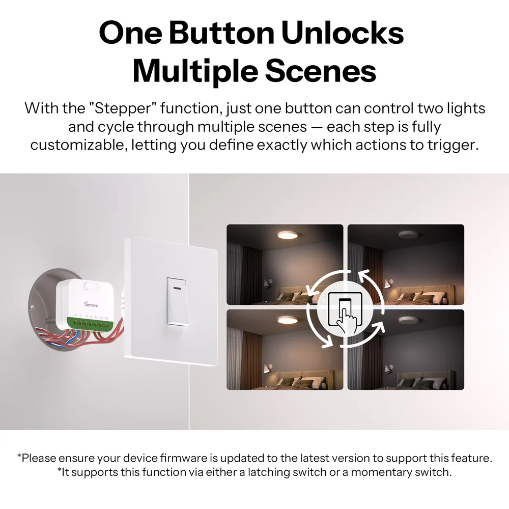 SONOFF MINI DUO 2-Gang Matter Over WiFi Smart Switch (MINI-2GS) - Image 6