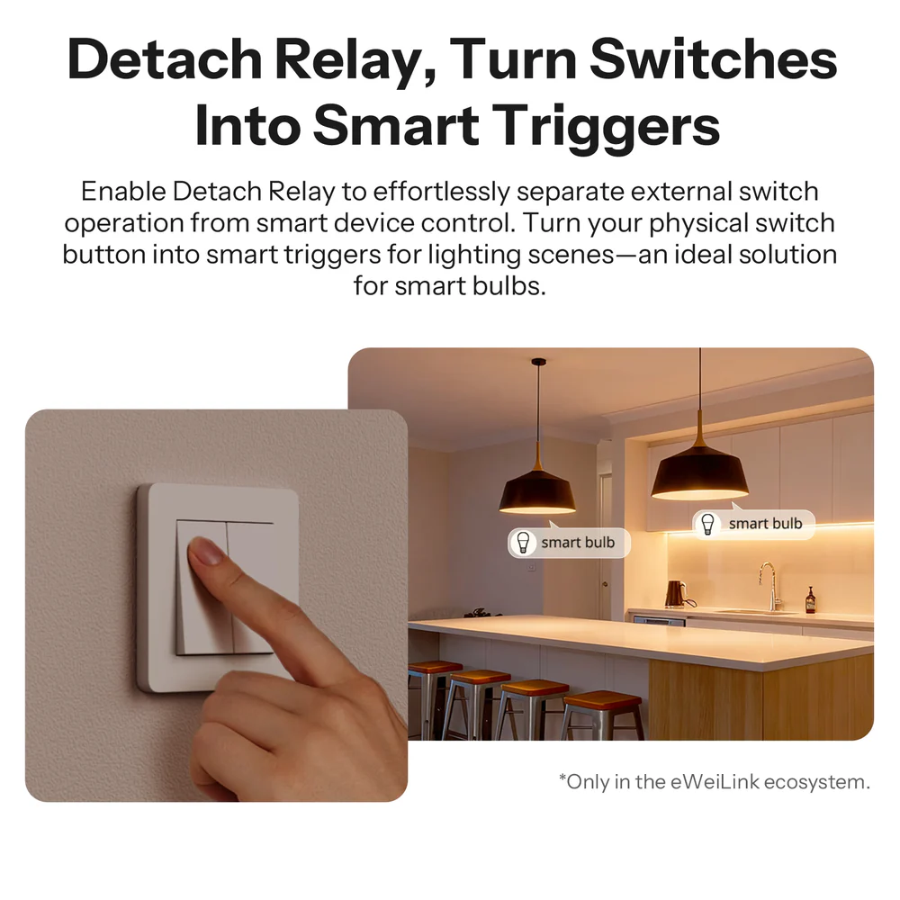 SONOFF MINI DUO 2-Gang Matter Over WiFi Smart Switch (MINI-2GS) - Image 4